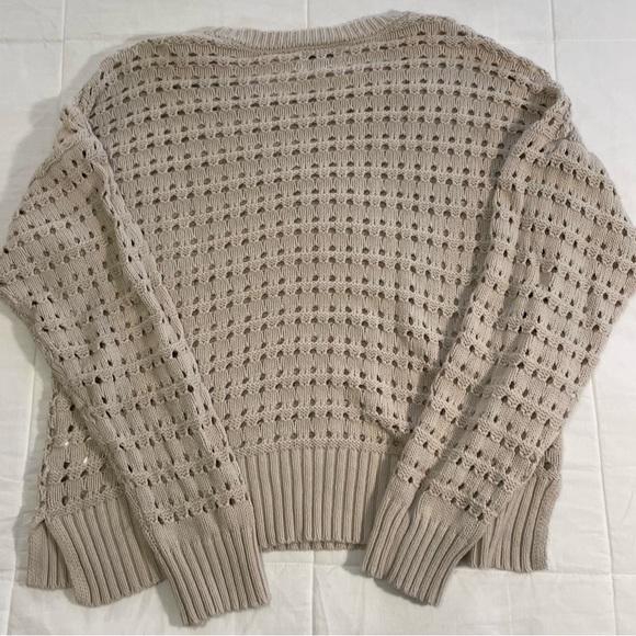 Lucky Brand Women's Beige Knit Sweater (Medium / M) - Picture 3 of 3